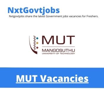 MUT Assistant Librarian Vacancies in Durban 2023