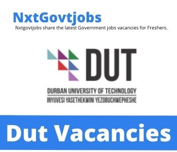 DUT nGAP Lecturer Vacancies in Durban – Deadline 15 June 2023
