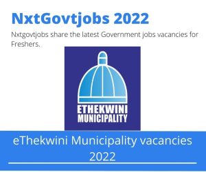eThekwini Municipality Gis Officer Vacancies in Durban 2022 Apply now @durban.gov.za