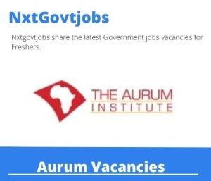 Aurum Group Auxiliary Social Worker Vacancies in Durban 2023