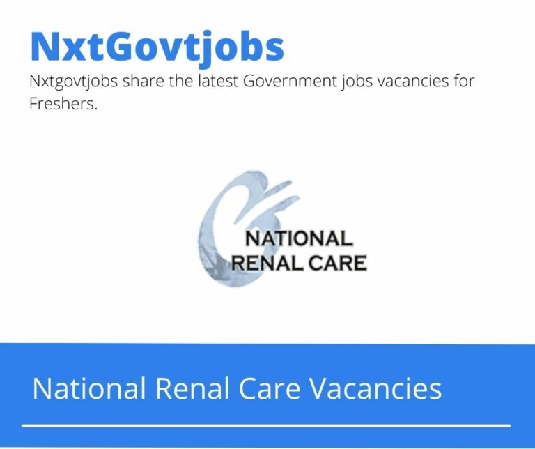 National Renal Care Registered Nurse Vacancies in Hillcrest – Deadline 10 Feb 2024 Fresh Released