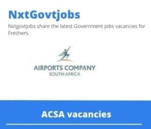 ACSA Maintenance Engineering Manager Vacancies in Durban- Deadline 27 Jun 2023