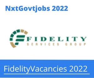 Fidelity Branch Manager Vacancies in Newcastle – Deadline 02 Jan 2024