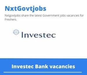 Investec Bank Brand Experience Manager Vacancies in Durban – Deadline 30 June 2023