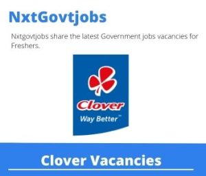 Clover Quality Advisor Vacancies in Queensburgh – Deadline 13 Aug 2023